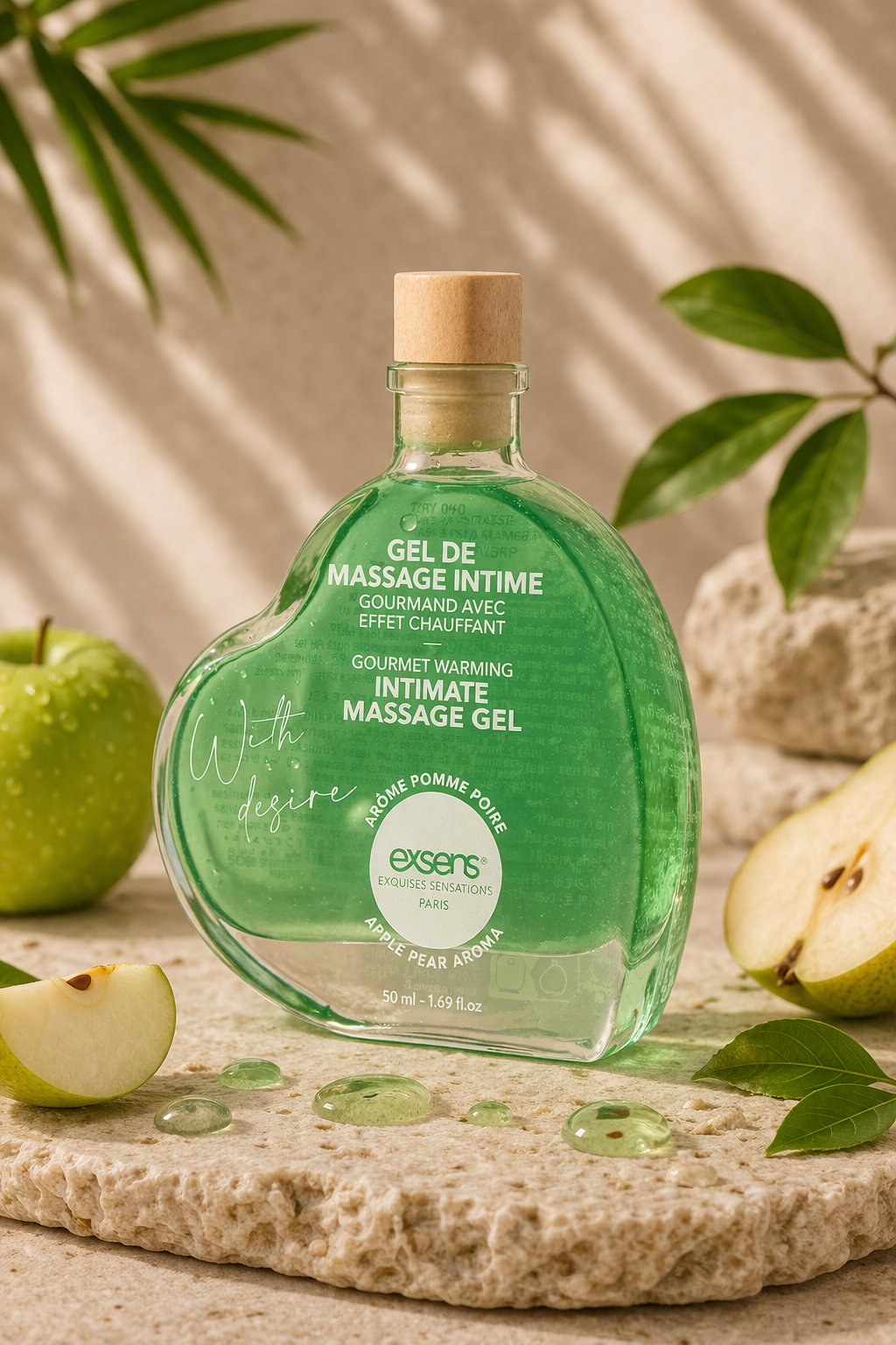 Huile Massage Chauffante Gourmande "Mon Amour "