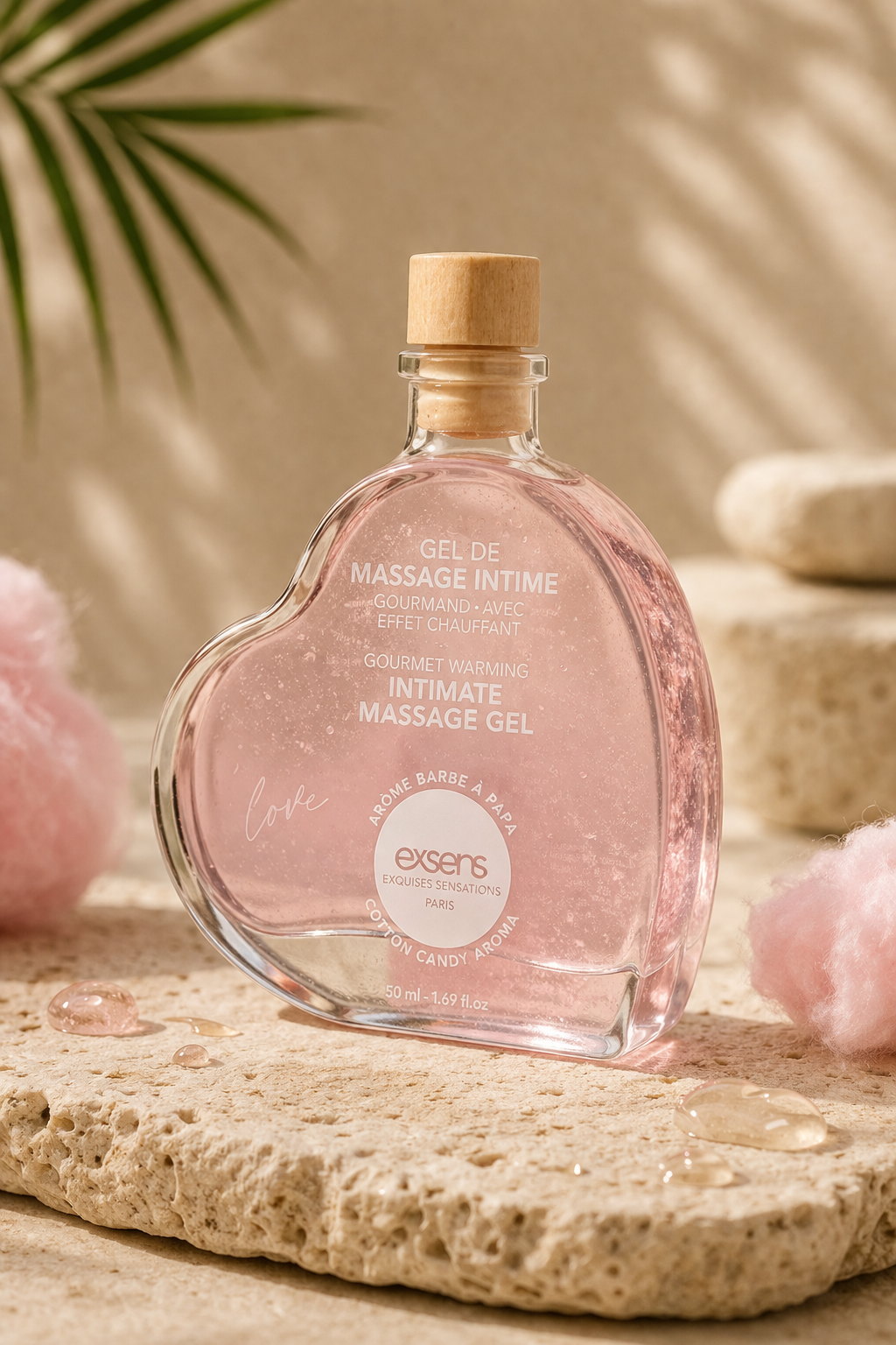 Huile Massage Chauffante Gourmande "Mon Amour "